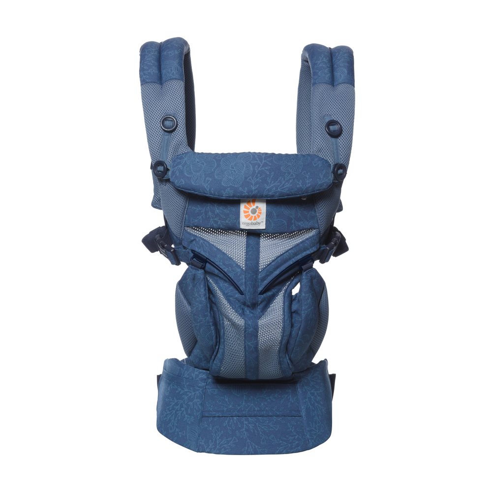Marsupiu Ergobaby Omni 360 Cool Air Mesh Blue Blooms - imagine 4