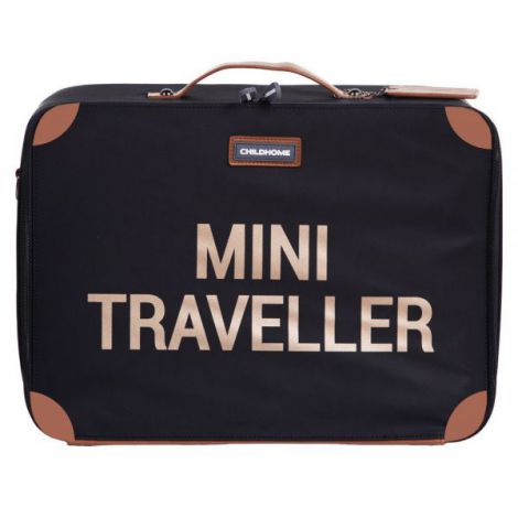 Valiza Childhome Mini Traveller Negru | Călătorii Copii