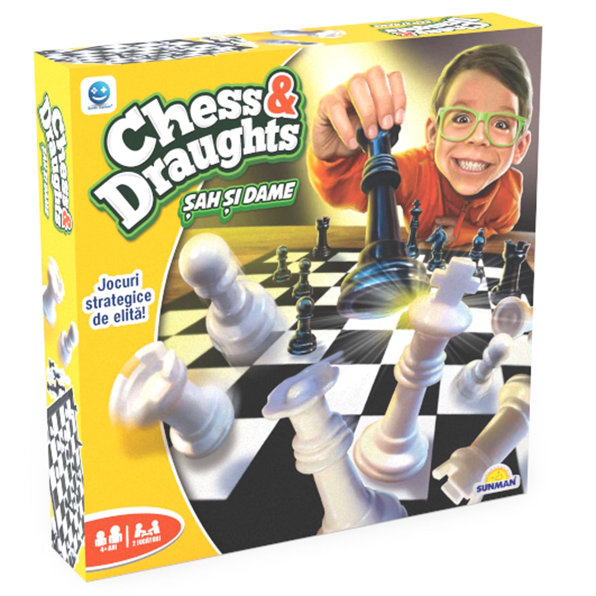 Set Șah și Dame Smile Games | Joc Strategic Pliabil