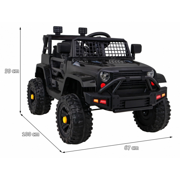 Masinuta Jeep Dark Night 70W, Ramiz cu Telecomanda