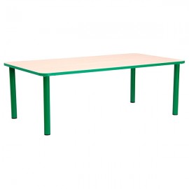 Masa Gradinita Bambino Dreptunghiulara Verde