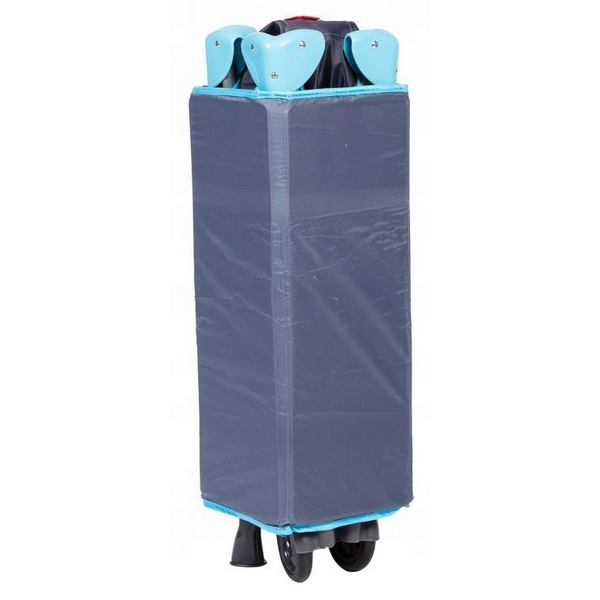 Pătuț Pliabil Ecotoys Bleumarin pentru Călătorie
