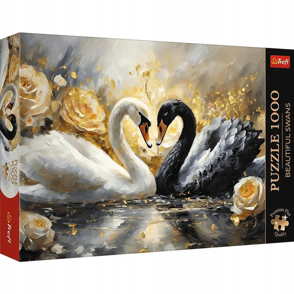 Puzzle Trefl 1000 Lebede Premium - Relaxare