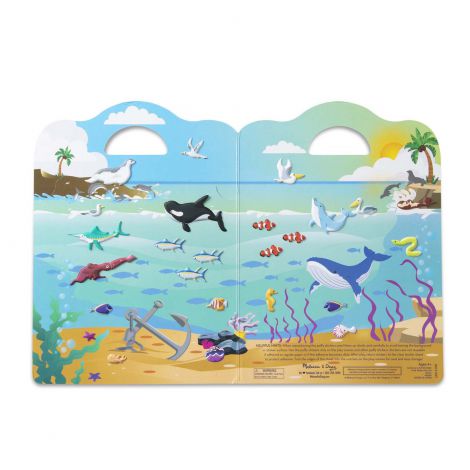 Set Abtibilduri Pufoase Ocean - Melissa & Doug - imagine 3