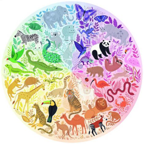 Puzzle Cerc Animale Ravensburger 500 piese - imagine 2