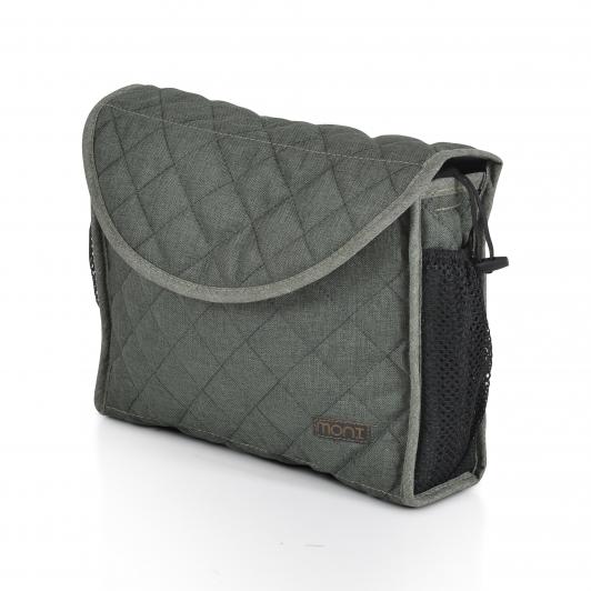 Carucior 2in1 Moni Alma Green, Reversibil, Aluminiu