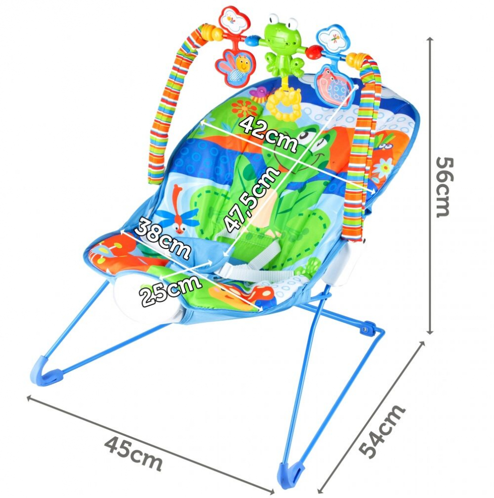 Balansoar vibratii Green Frog Malplay - imagine 2