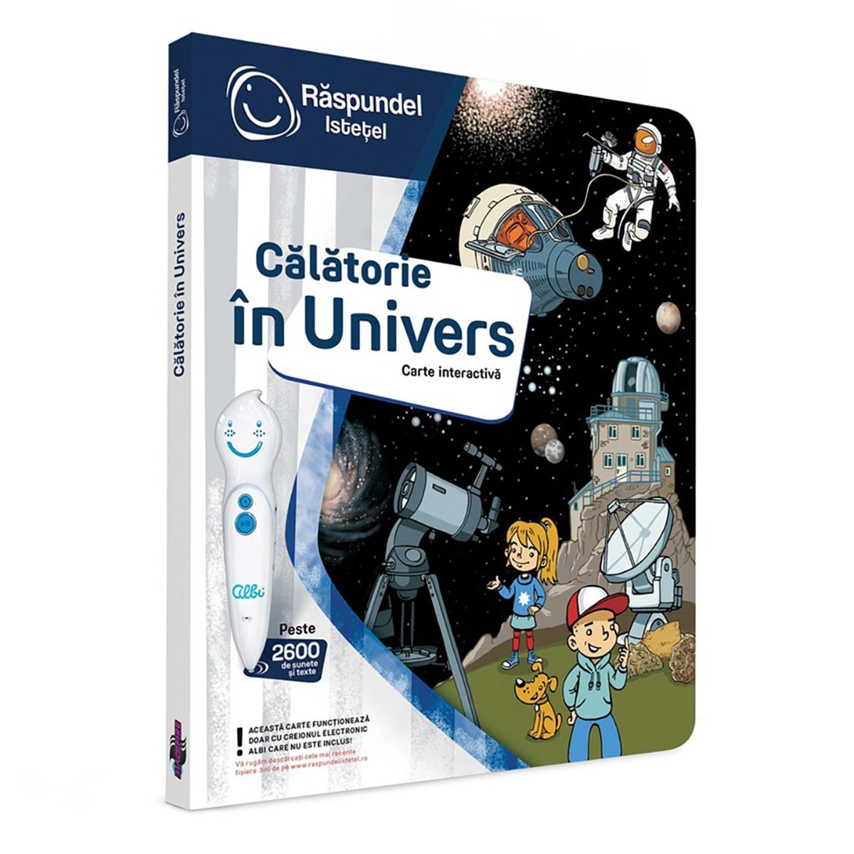 Carte Interactivă Răspundel Istetel: Călătorie în Univers