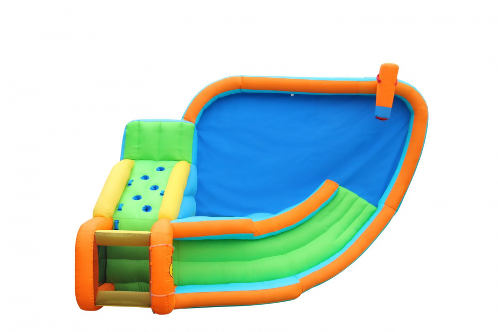 Saltea gonflabila Happy Hop cu piscina si tobogan - imagine 6