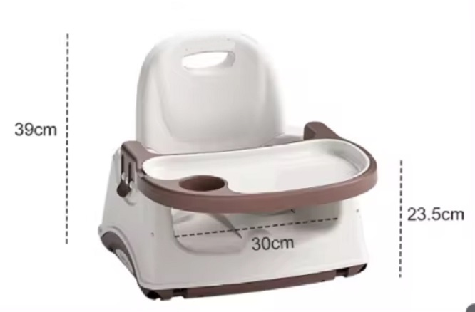 Scaun Masa Little Mom 3in1 Gri Multifuncțional - imagine 4
