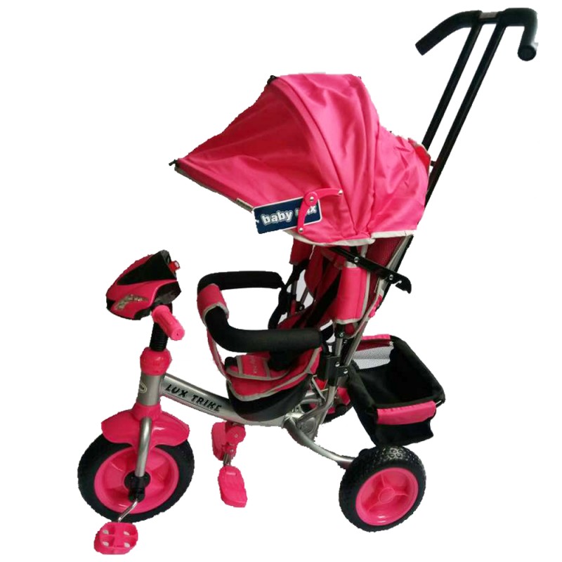 Tricicleta Baby Mix Lux Trike Pink, Multifuncțională