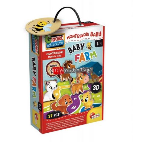 Lisciani Joc Montessori Animalute 27 Piese
