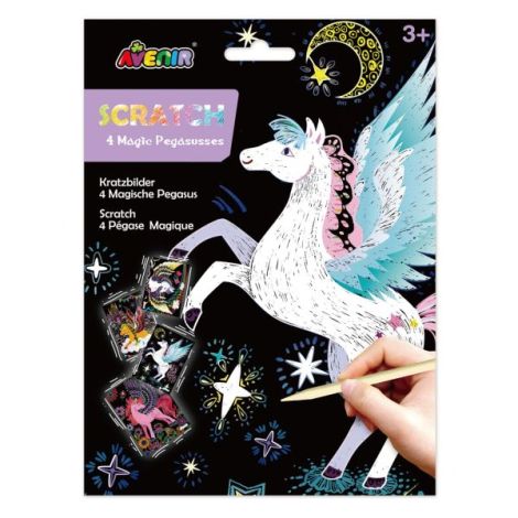 Set Scratch Art Pegas Avenir - Creativitate