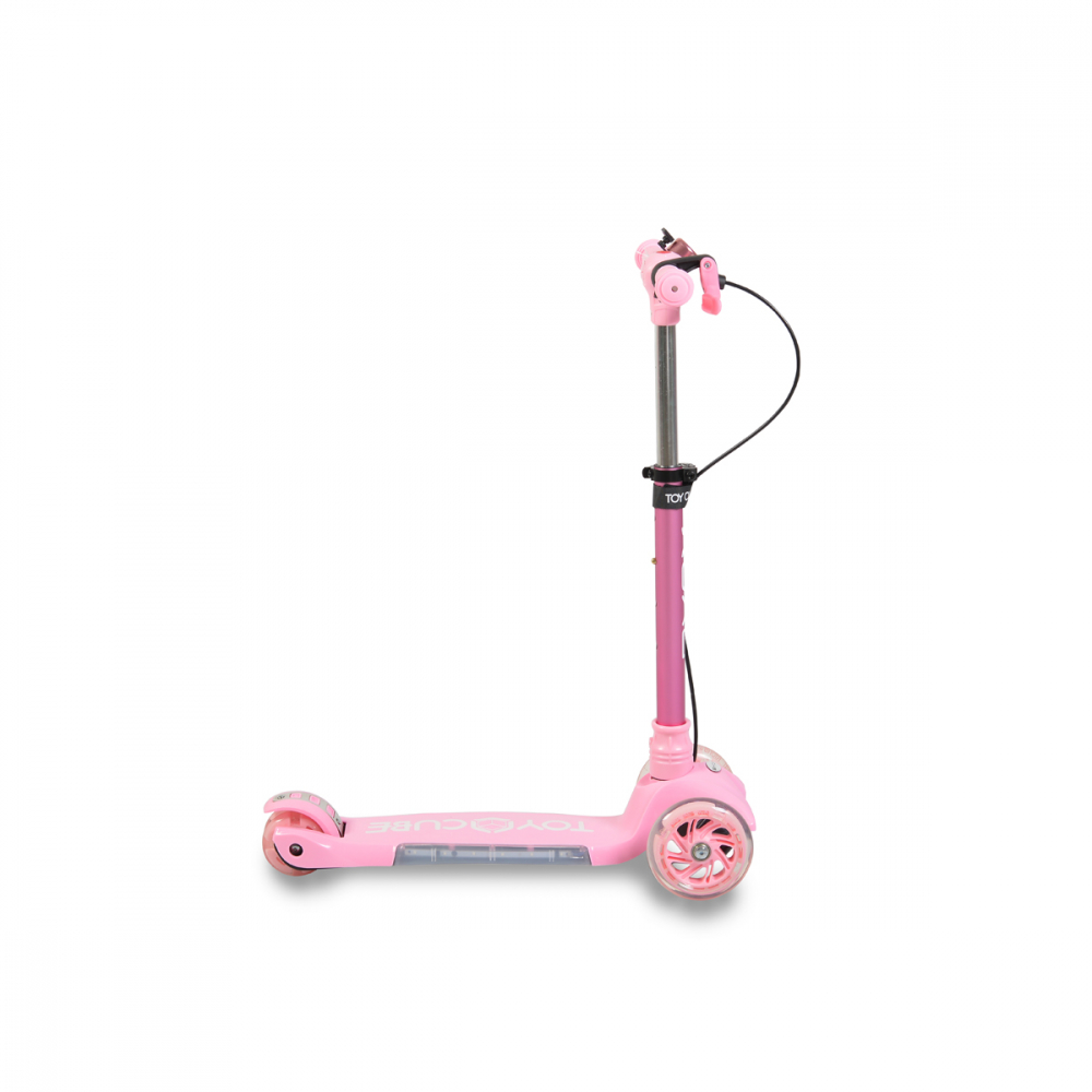 Trotineta Byox Pink LED, Pliabilă - imagine 3