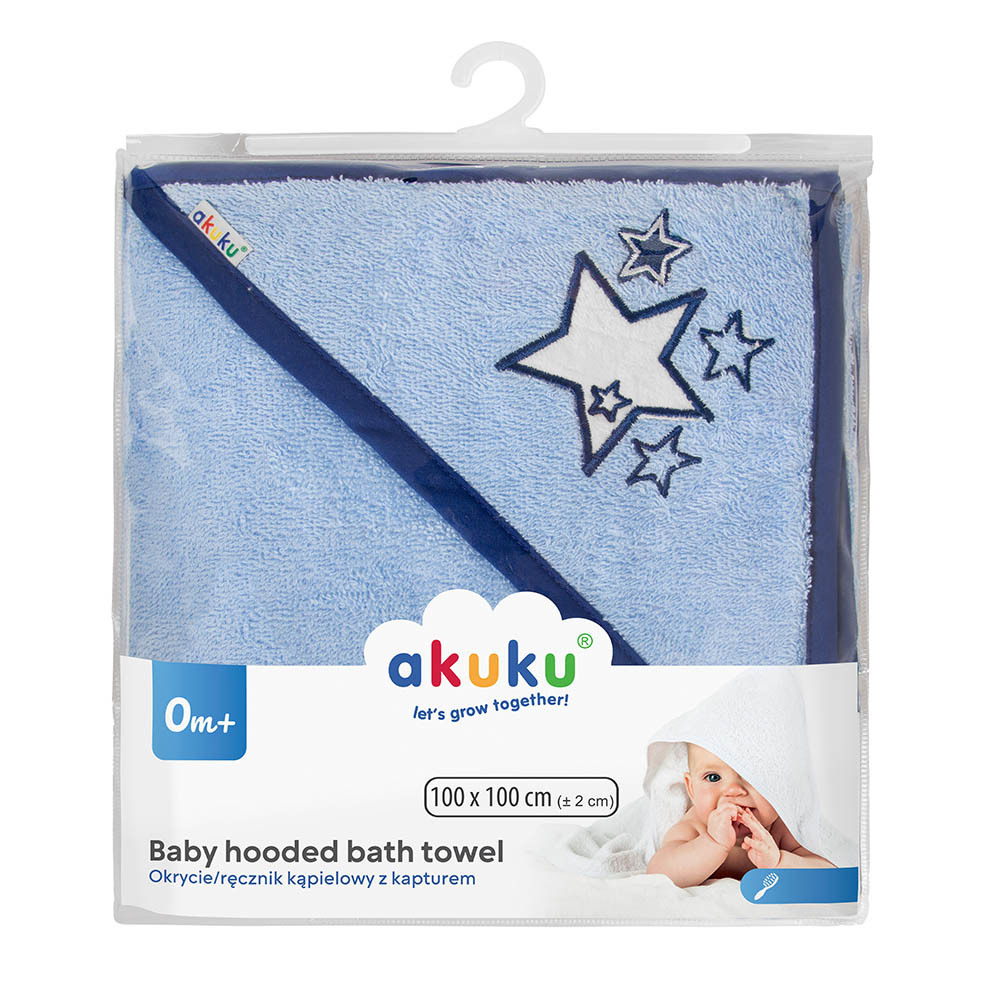 Prosop Baie cu Gluga Akuku | Bumbac pentru Bebe - imagine 3