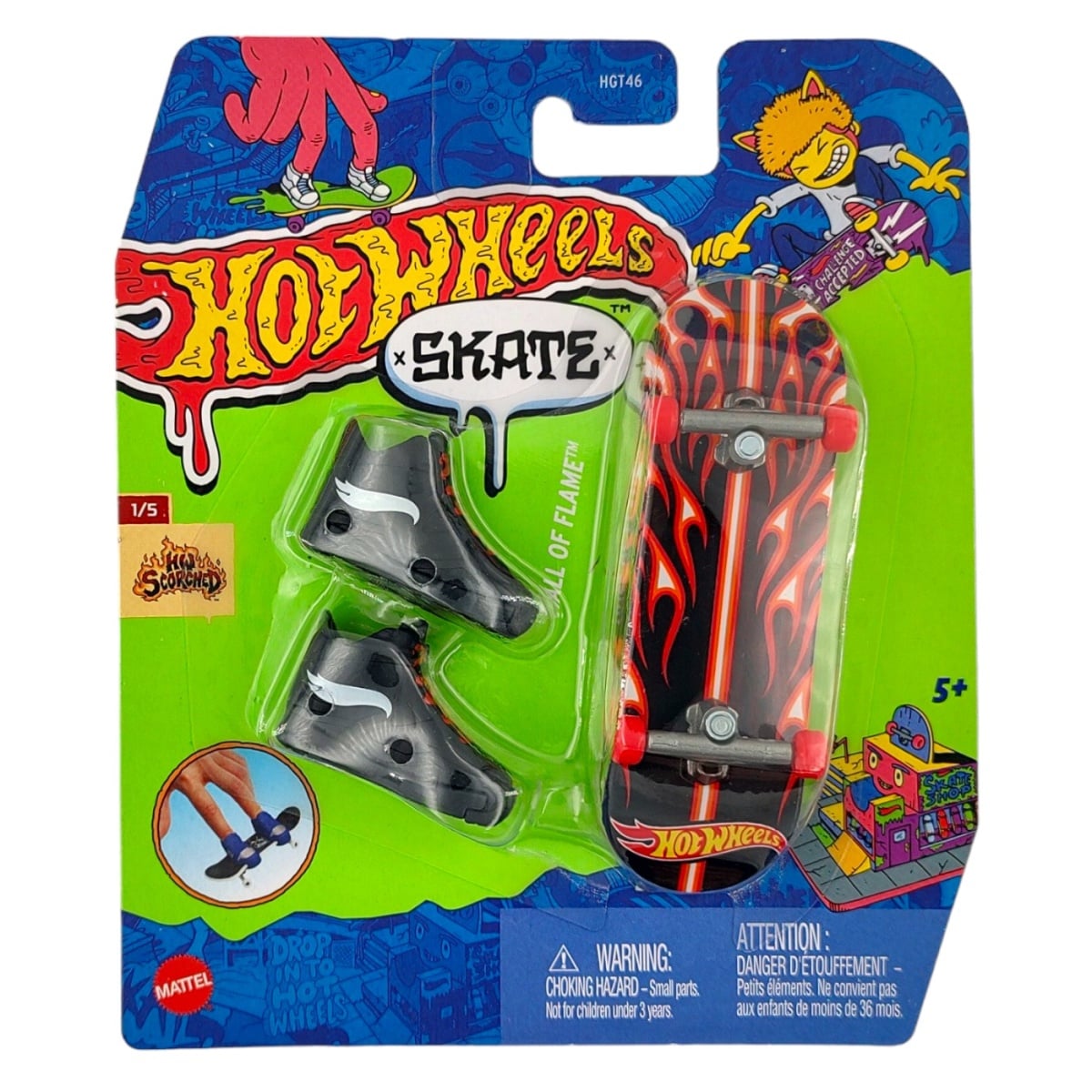 Set Placa Skate & Pantofi Hot Wheels Tony Hawk
