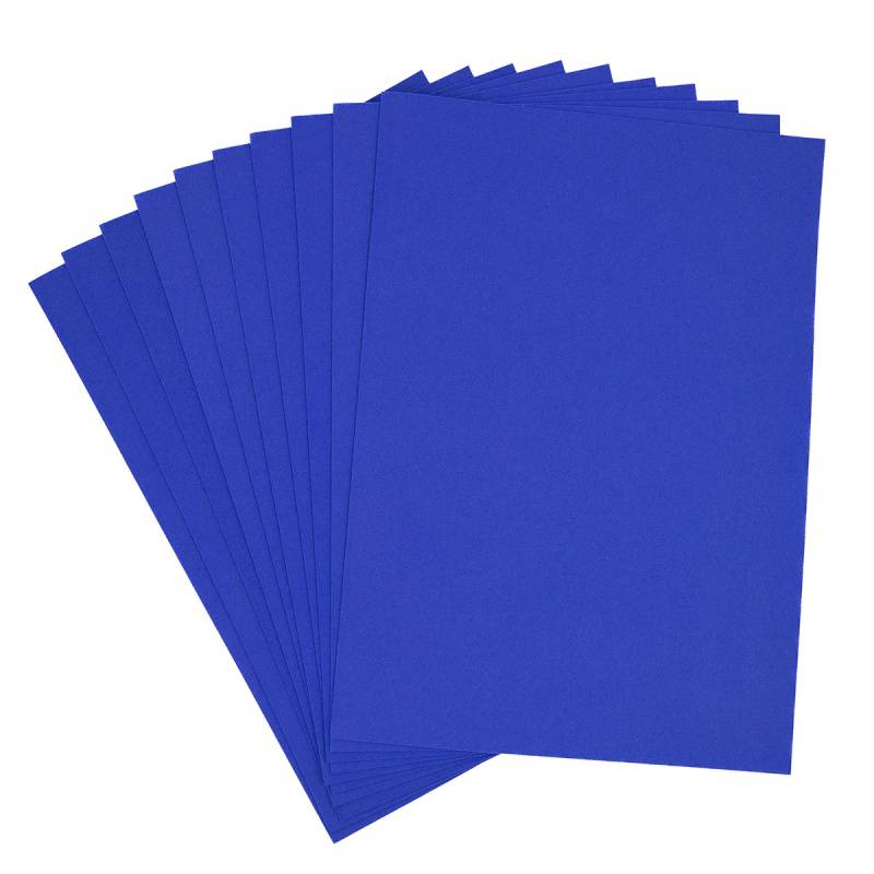 Hartie Gumata A4 Albastru 1.3mm Colorart, 10 Coli