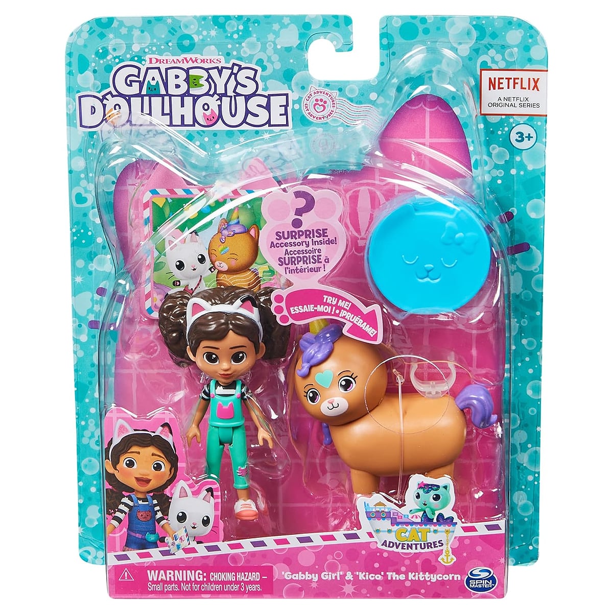Set Gabby Girl si Kico Kittycorn | Figurine