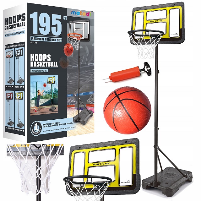 Matadi Baschet Reglabil 195cm cu Minge Inclusă - imagine 8