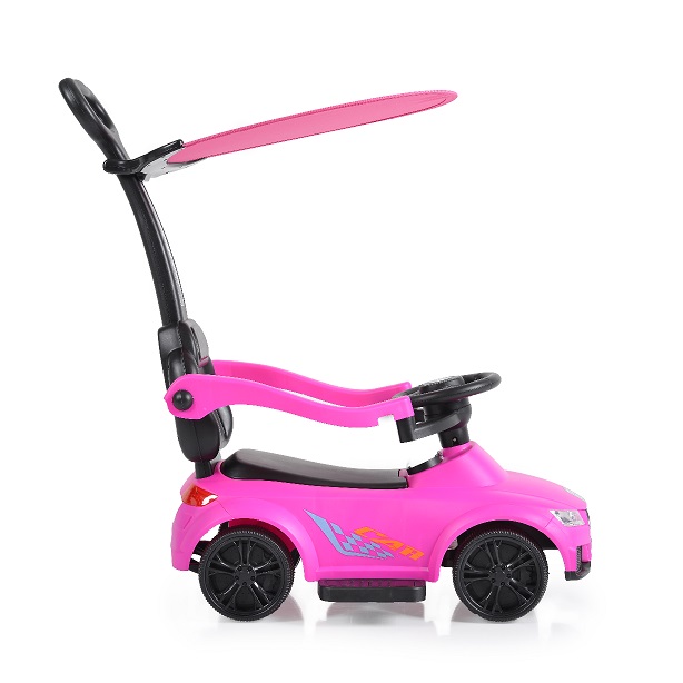 Moni Victory 2in1 Pink Mășinuță Copii cu Mâner - imagine 3