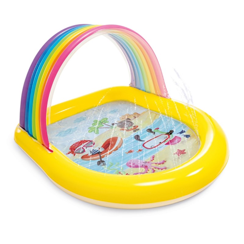 Piscina Intex Rainbow - Distractie Colorata pentru Copii - imagine 2