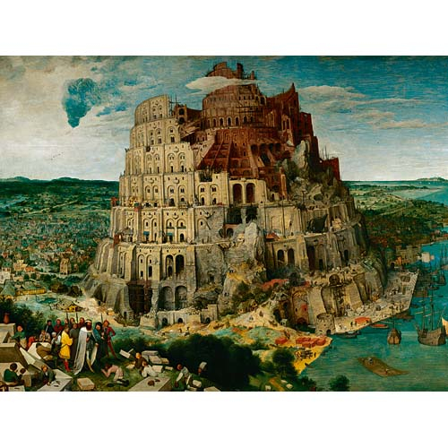 Puzzle Ravensburger Bruegel - Turnul Babel, 5000 Piese
