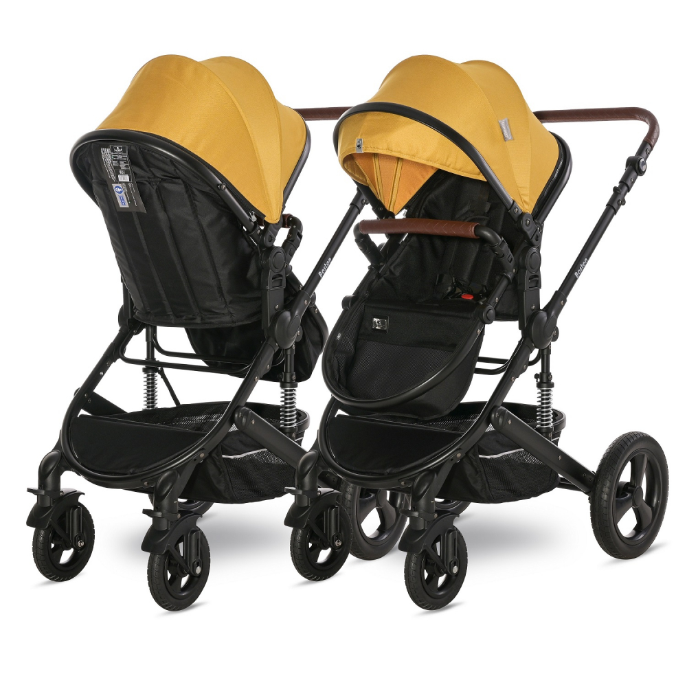 Carucior Transformabil Boston 3-in-1 Lorelli, Curry - imagine 3