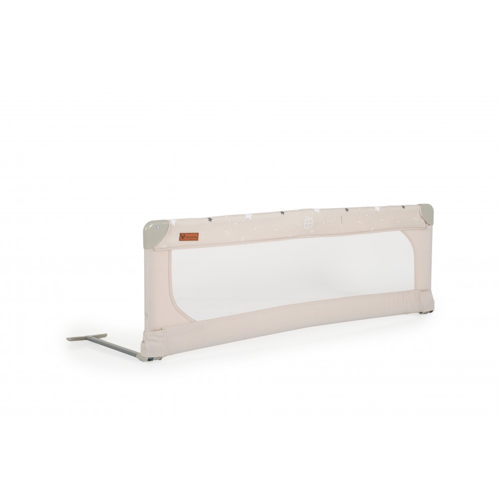 Bariera Protectie Pat Cangaroo Safe, 130 cm, Bej - imagine 3