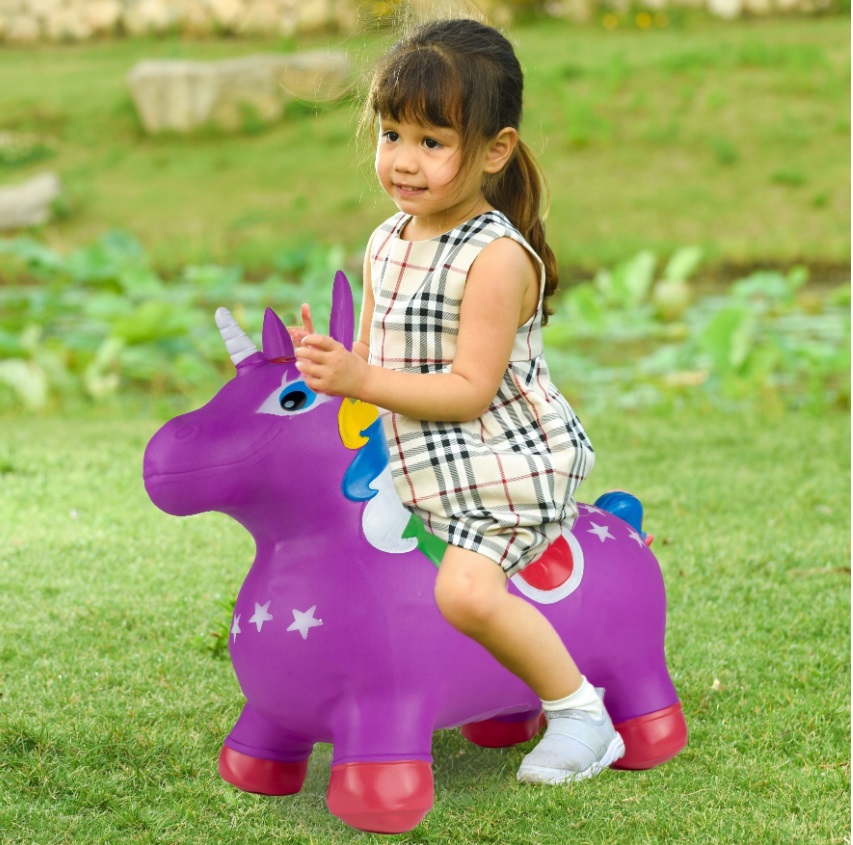 Unicorn Gonflabil Malplay | Jucărie Echilibru și Mișcare - imagine 6