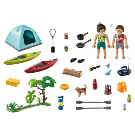 Playmobil Camping Langa Rau - Aventură în Natură - imagine 3