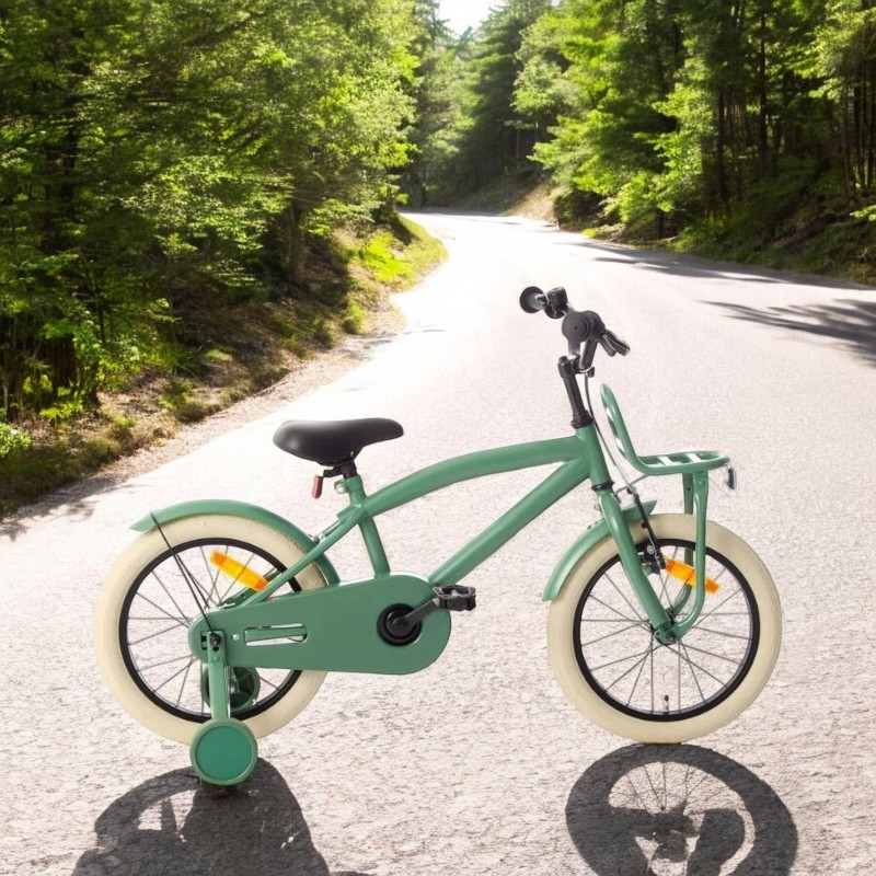 Bicicleta Procart Verde 16" Copii 4-6 Ani - imagine 4