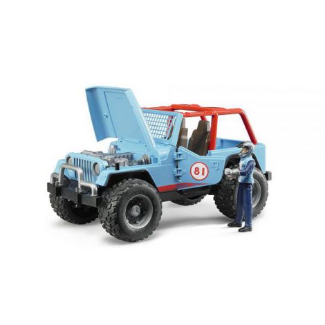 Bruder Jeep Cross Country Albastru | Jucării 4+ - imagine 4