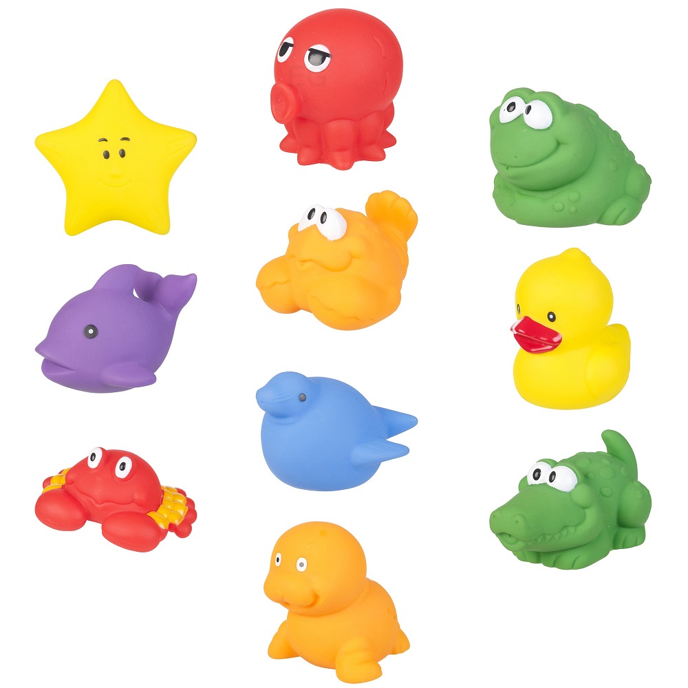 Set 10 Jucării Baie Eddy Toys – Distracție Sigură - imagine 2