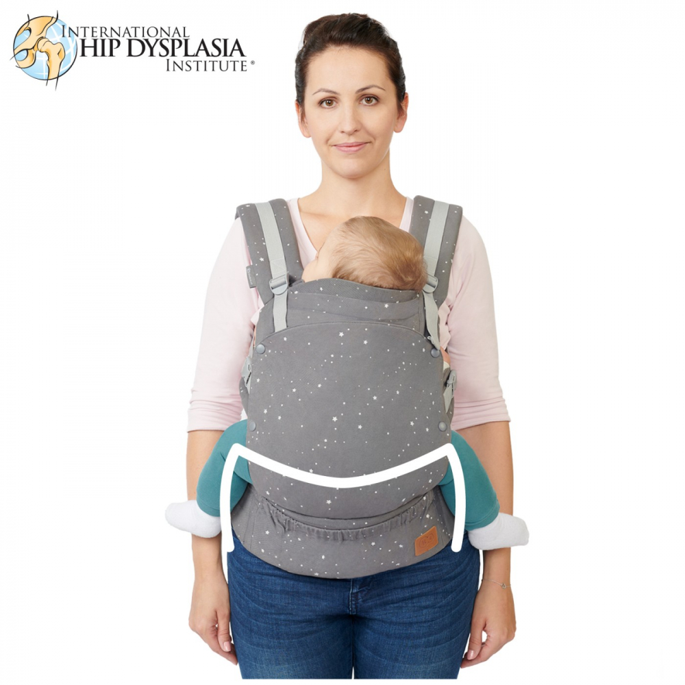 Marsupiu Ergonomic Kinderkraft Huggy Grey - imagine 7