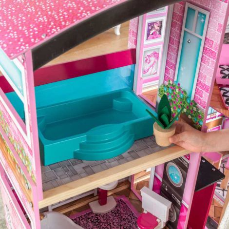 Casuta de Papusi Shimmer Mansion KidKraft - imagine 4