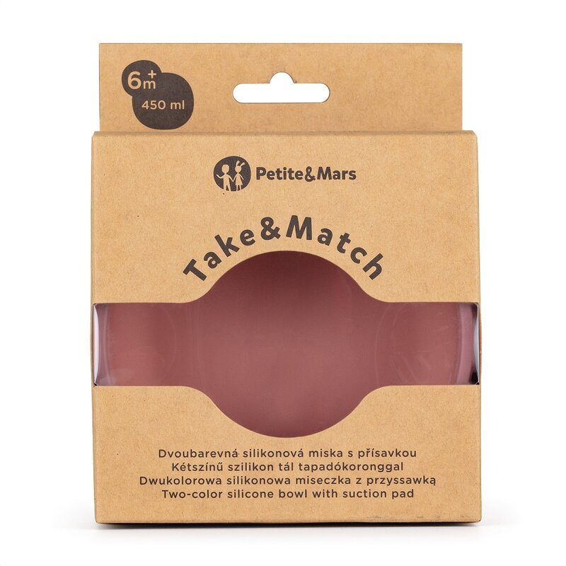 Bol TakeMatch Roz cu Ventuza | Petite&Mars - imagine 3
