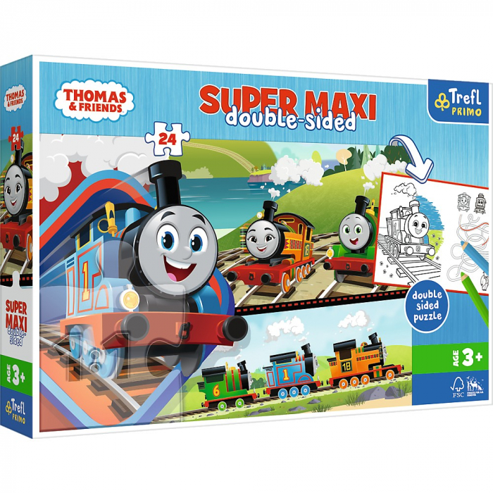 Puzzle Trefl Primo Thomas si Prietenii 24 piese