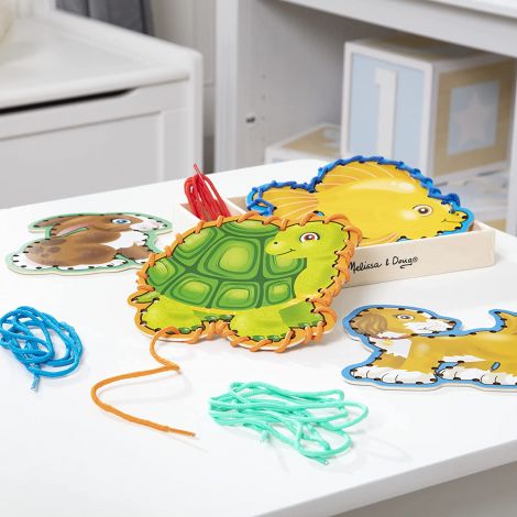 Joc Sireturi Animale Melissa & Doug - Dezvoltă Indemanarea - imagine 8