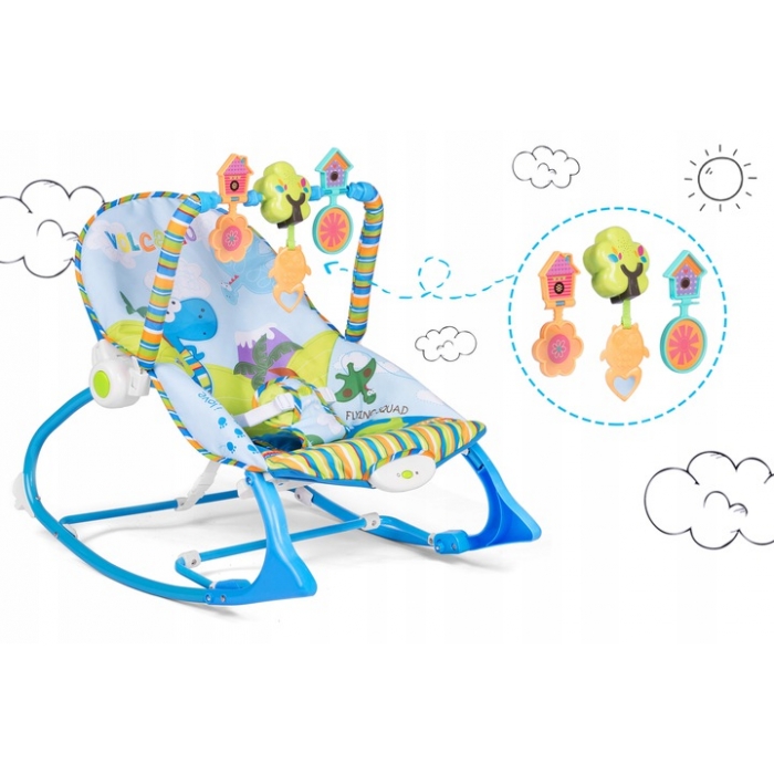 Balansoar Ricokids 7302 cu vibrații și muzică - imagine 2