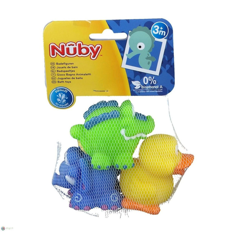 Jucării de Baie Nuby Animăluțe 4Luni+ Multicolor - imagine 4