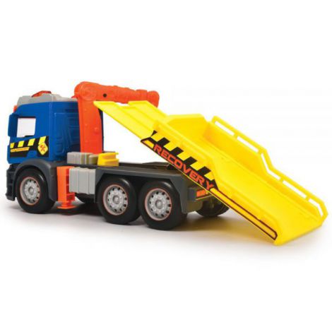 Camion Tractare Mercedes Dickie Toys cu Masinuta - imagine 4