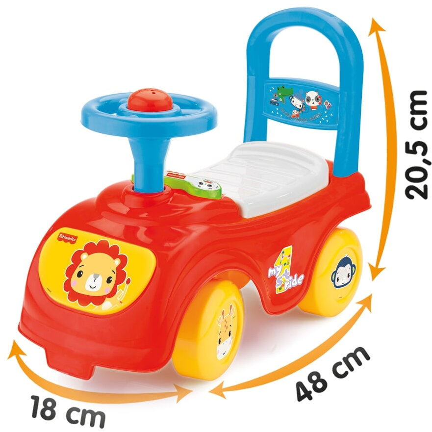 Masinuta Fisher Price Ride-On cu spatar - imagine 3