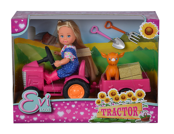 Păpușă Evi Love cu Tractor Steffi Love