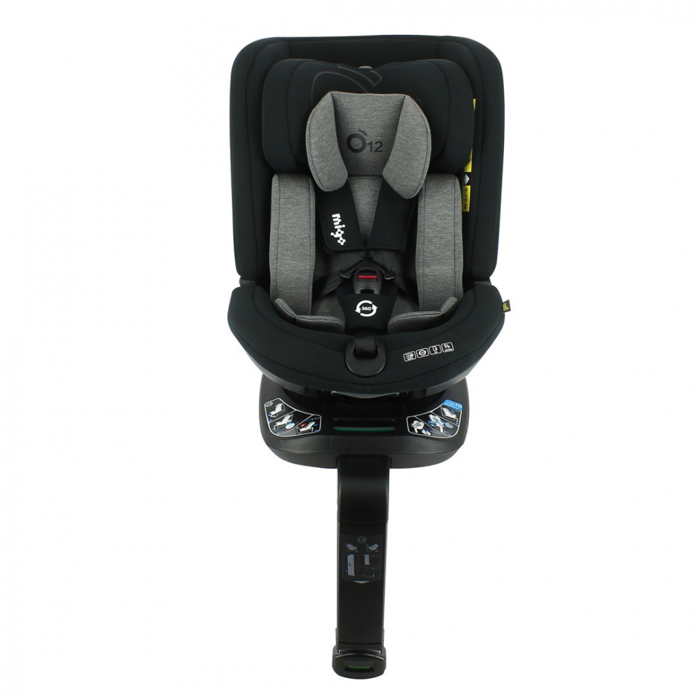 Scaun Auto Nado O12 i-Size 40-145 cm Negru - imagine 5