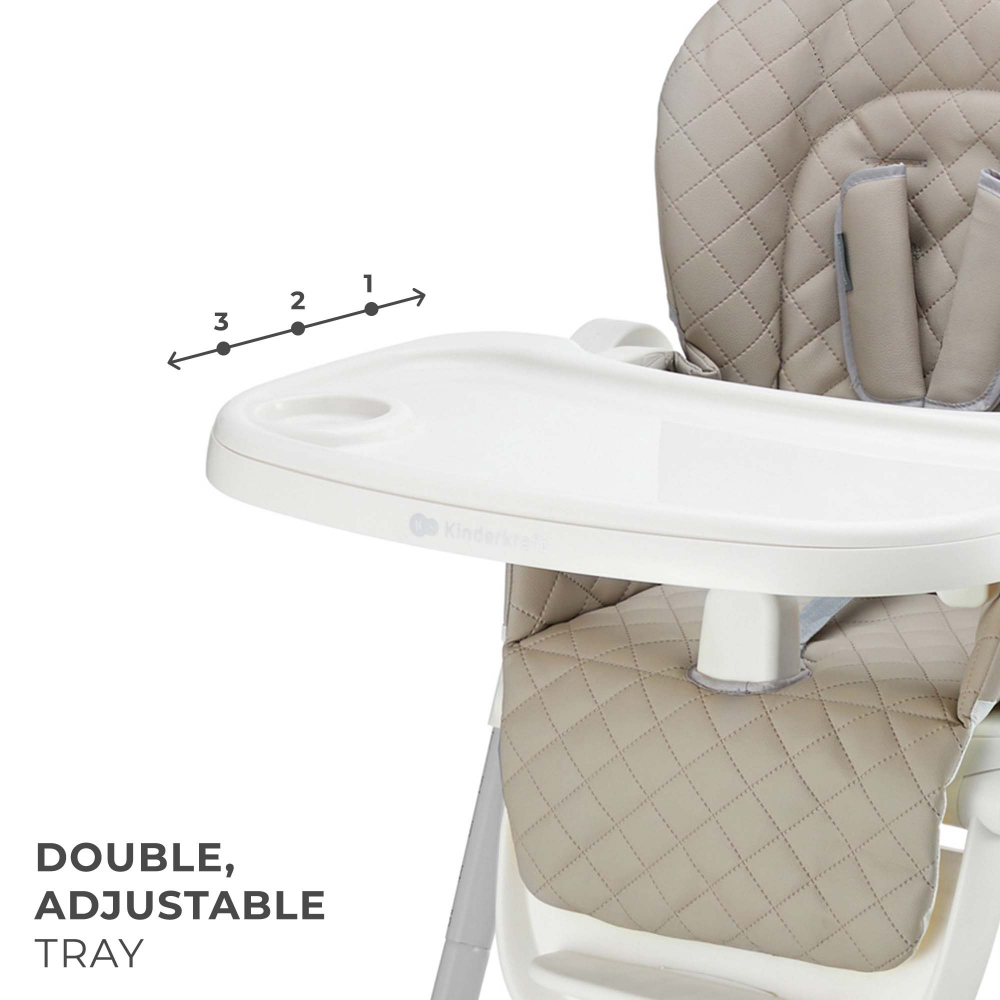Scaun Kinderkraft Tulo 3 în 1, Beige - imagine 4