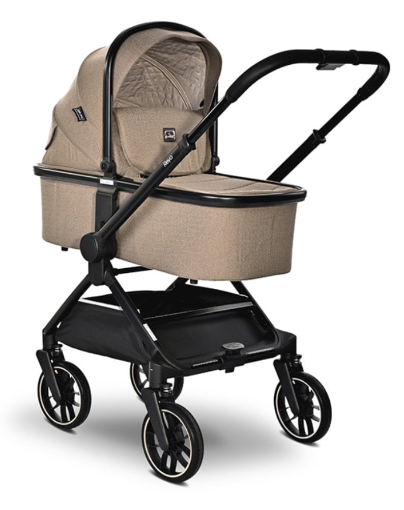 Carucior 3 in 1 Lorelli Reya, Reversibil, Brown
