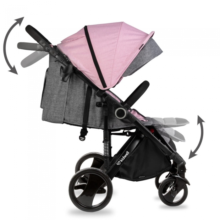 Carucior Sport Kidwell Carell Pink, 3 in 1 - imagine 6