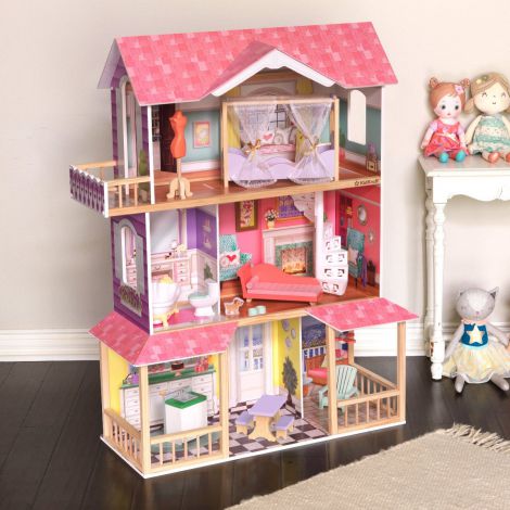 Casuta Papusi Viviana Kidkraft, 7 Camere, Mobilata - imagine 10