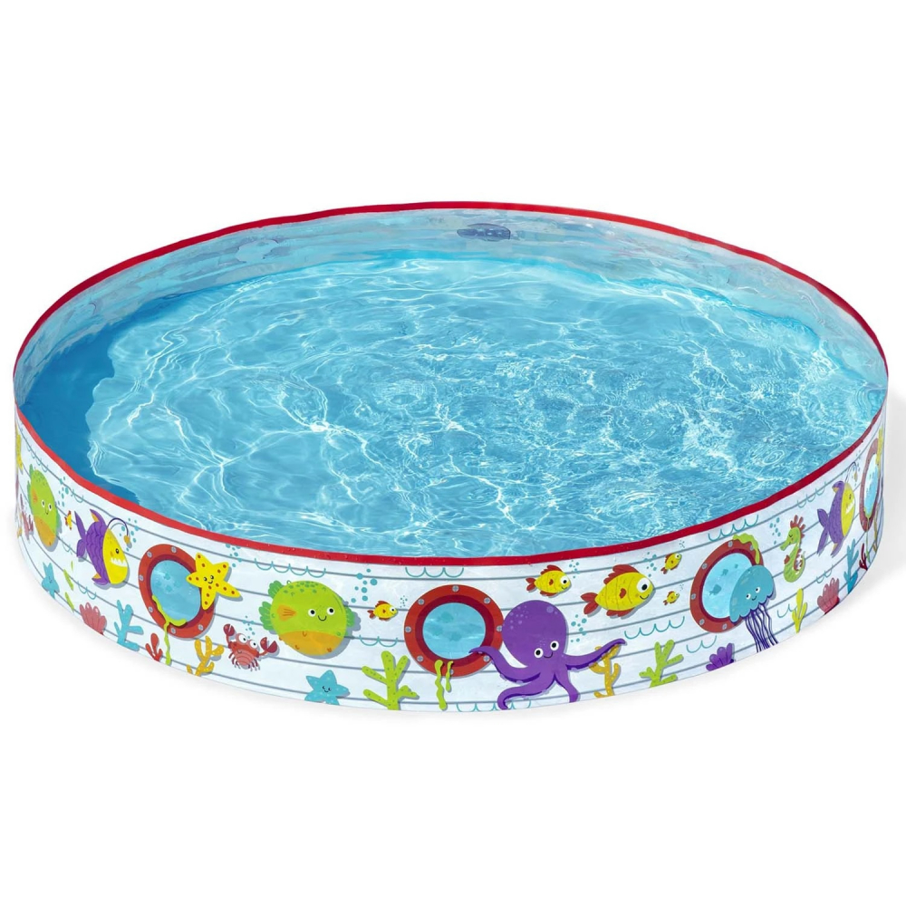 Piscina Bestway Fish 152cm - Fun pentru copii - imagine 4
