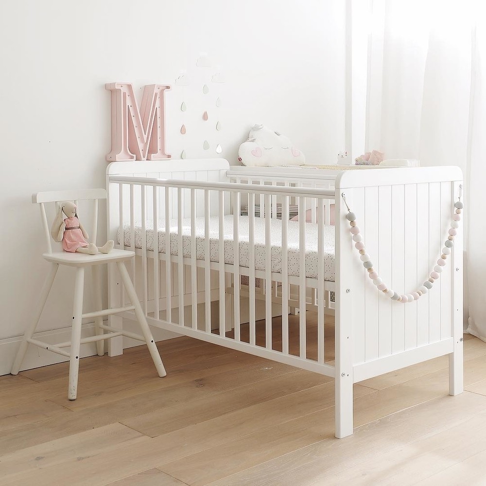 Patut Woodies Country Alb 120x60, Inaltime Reglabila